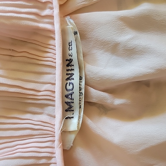 AUTHENTI-Chloé Lingerie Sleepwear/slip Dress Mini Vintage 1970s Baby Pink size L - Picture 11 of 16